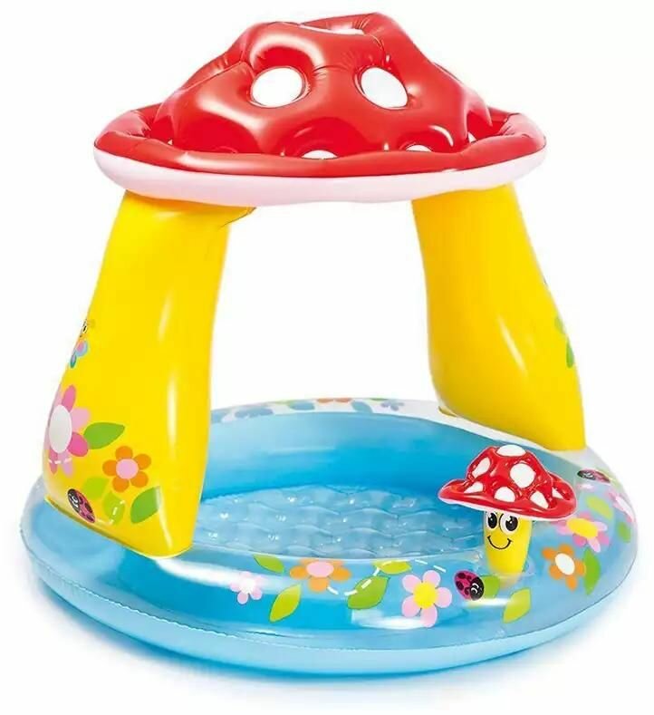Надувной бассейн Intex "Гриб", детский, 102х89 см, 1-3 года