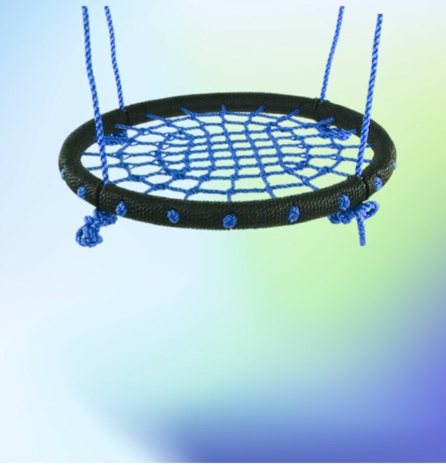 Качели гнездо Midzumi  60см  синие  с регулировкой высоты  нагрузка до 100кг