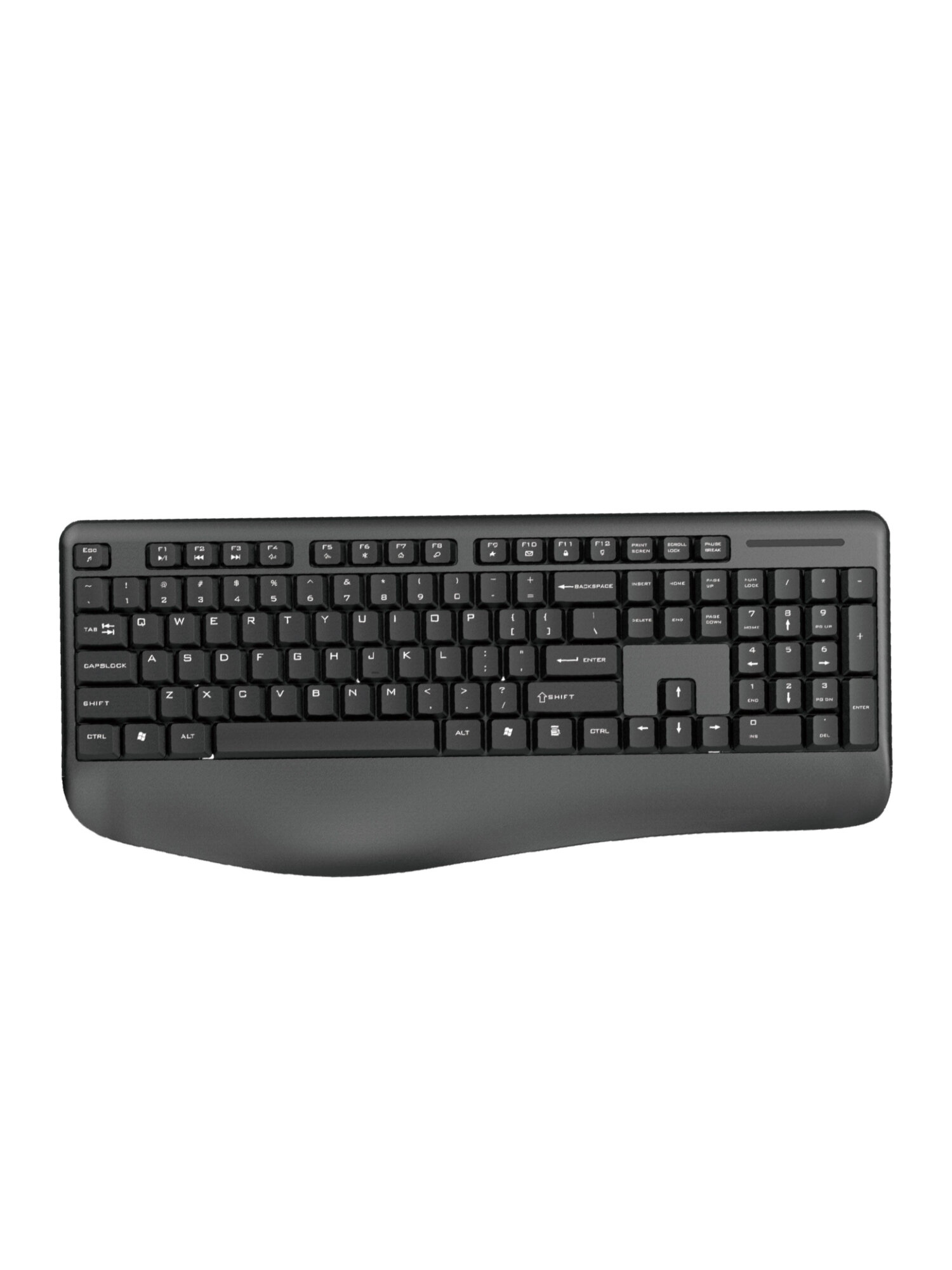 Беспроводной набор T-WOLF TF100, клавиатура и мышь 2.4Ghz, чёрный — фото 1