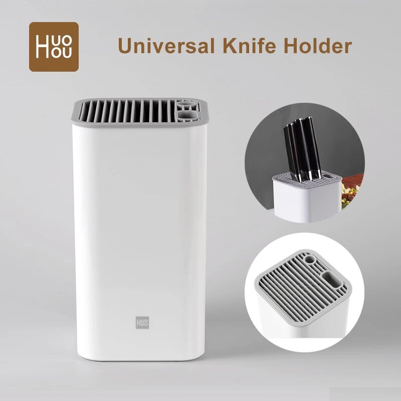 Картинки Держатель для кухонных ножей Xaomi Mijia Huohou, цвет белый