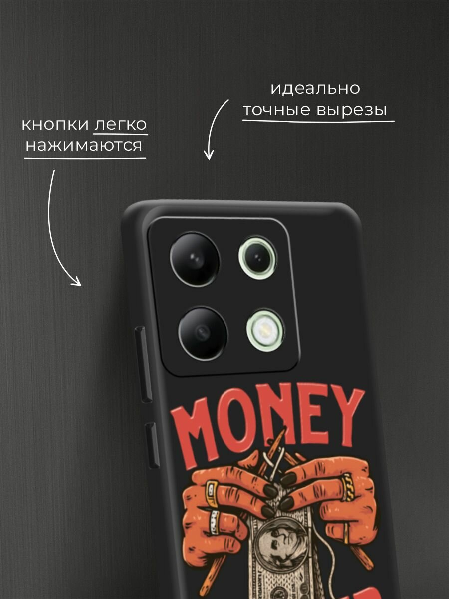 Чехол на Xiaomi Redmi Note 13 4G (Global) / Редми Нот 13 4G с принтом "Money maker 2" — фото 1