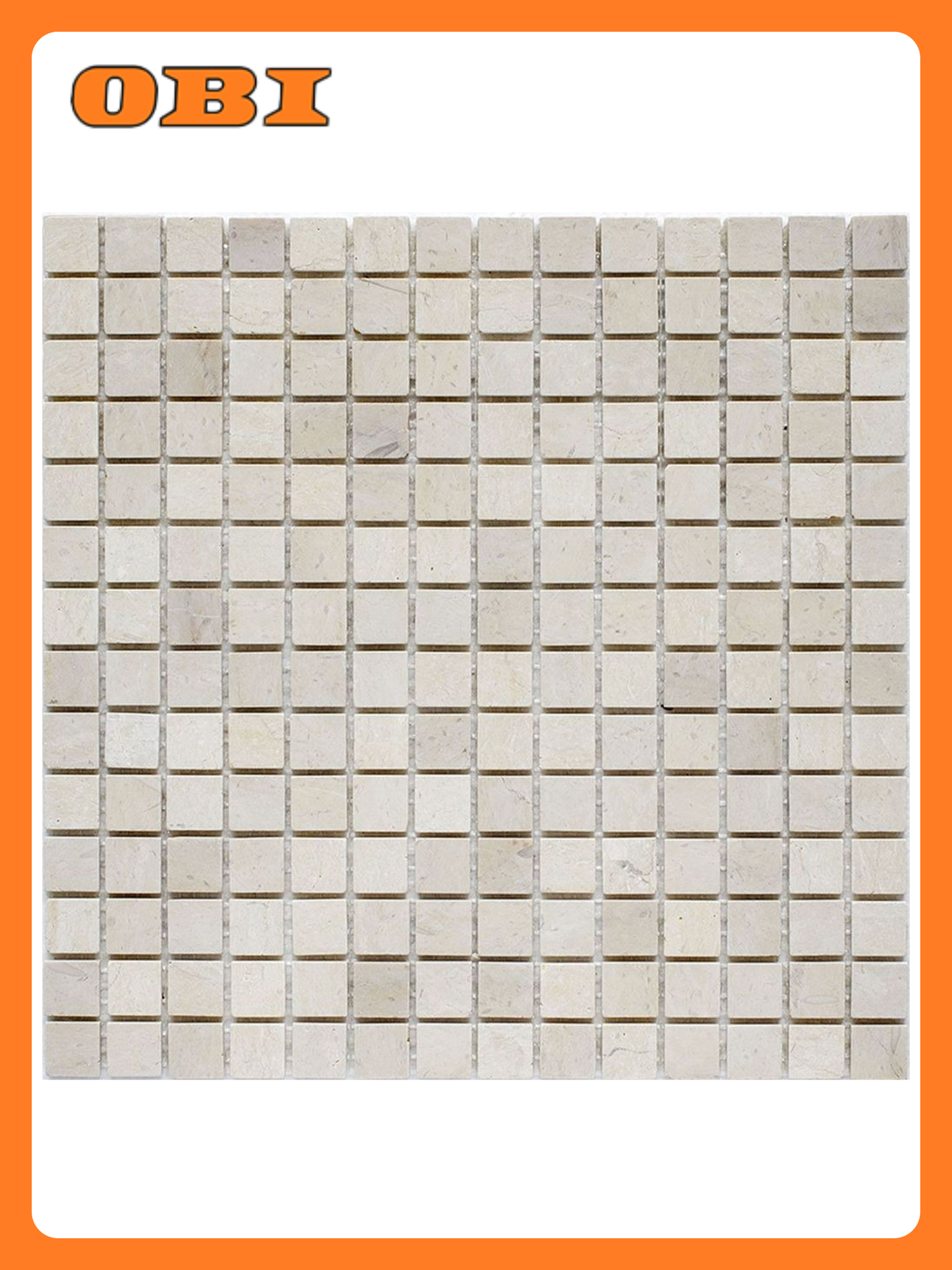 Мраморная мозаика StarMosaic Wild Stone 1070071 бежевая 30 5х30 5 см  1шт