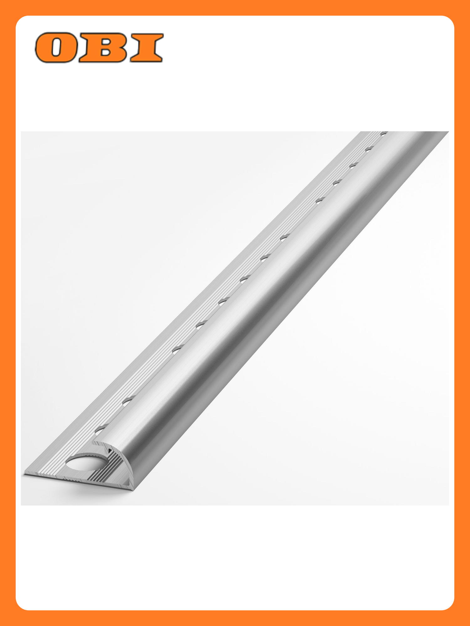 Профиль угловой Лука алюминий матовый серебристый 2700x12x9 мм 1шт