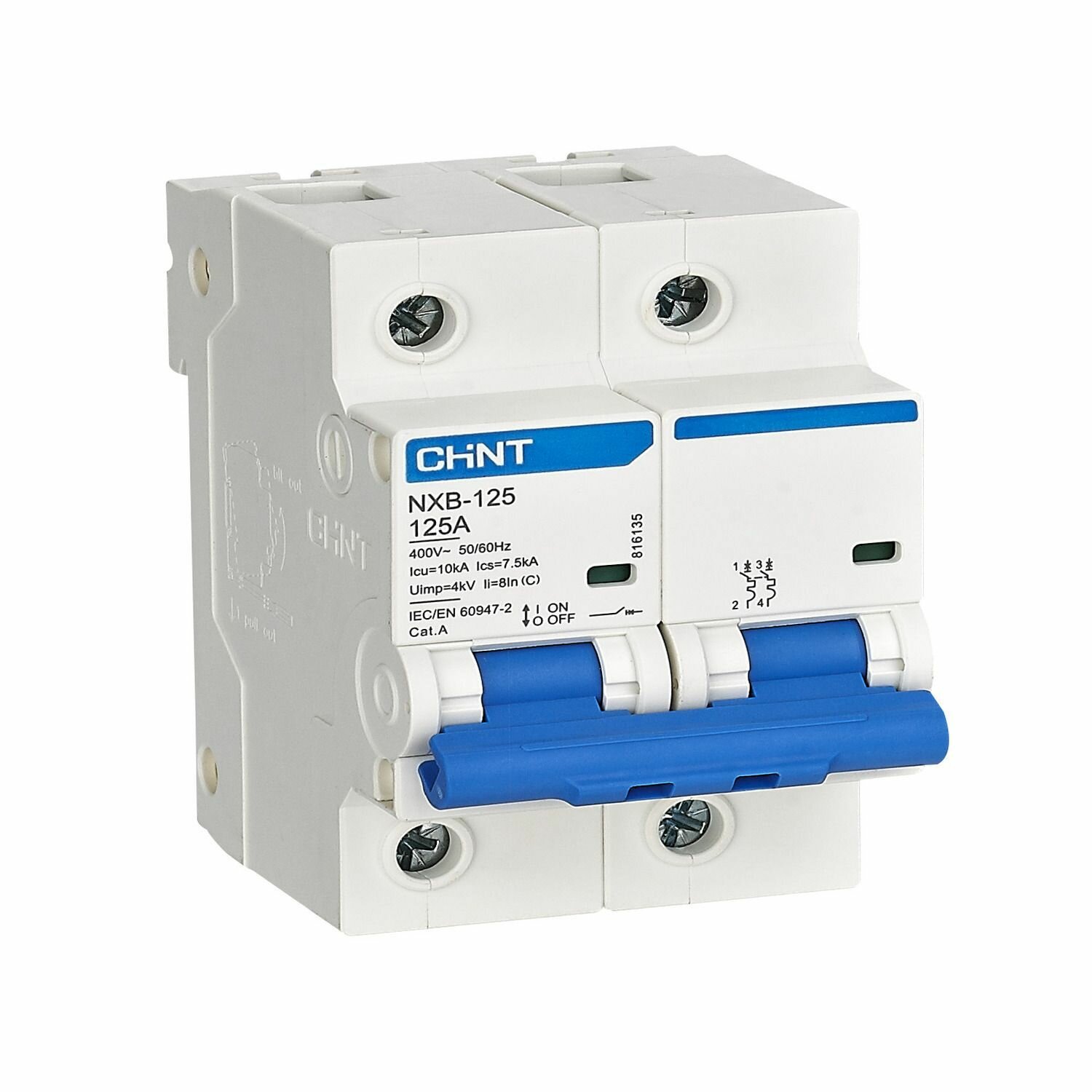 816133 Авт. выкл. NXB-125 2P 100А 10кА х-ка C (R)