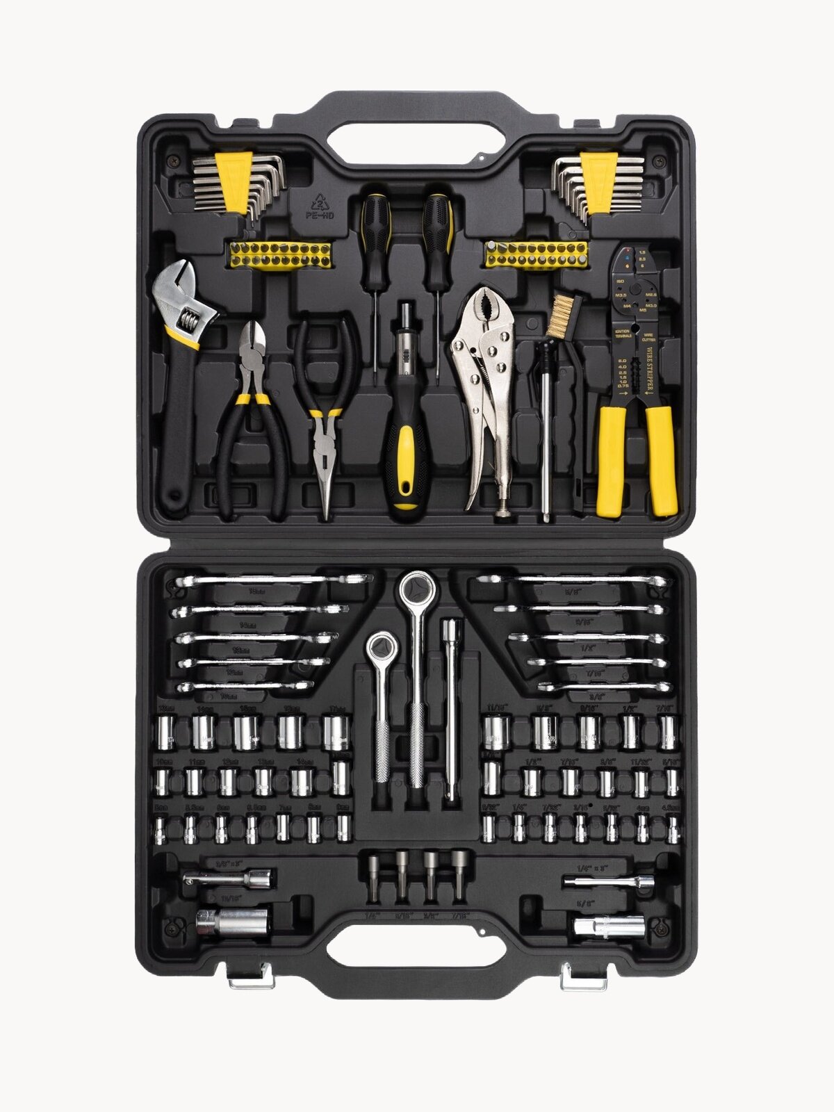 Набор ручного инструмента Kolner KTS 123, насадки и чехол в комплекте