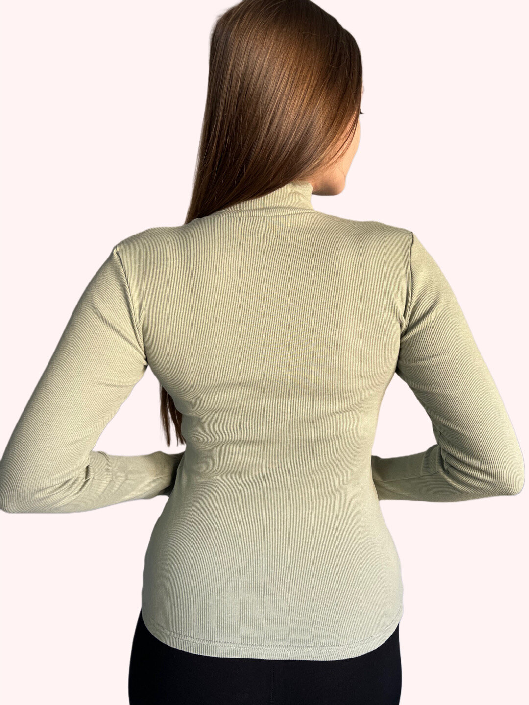 Водолазка , размер L-XL, оливковый — фото 1