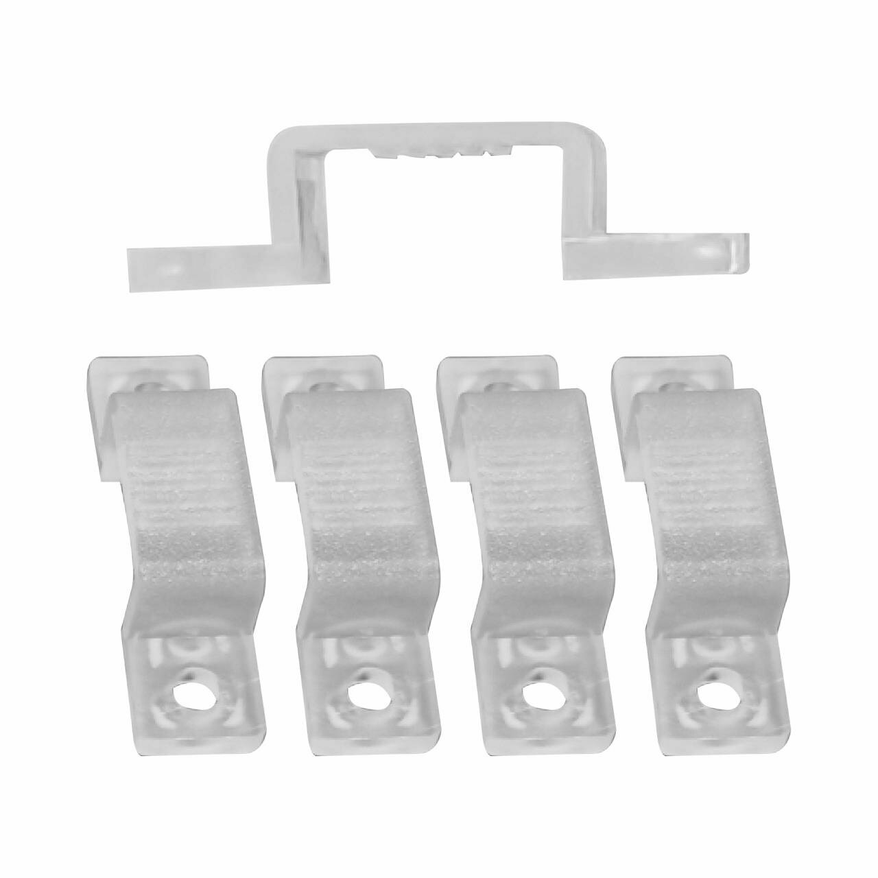 09-144 Комплект (5шт) крепежей пластиковых для светодиодной ленты неон COB 220В 288д м арт.17-51 5