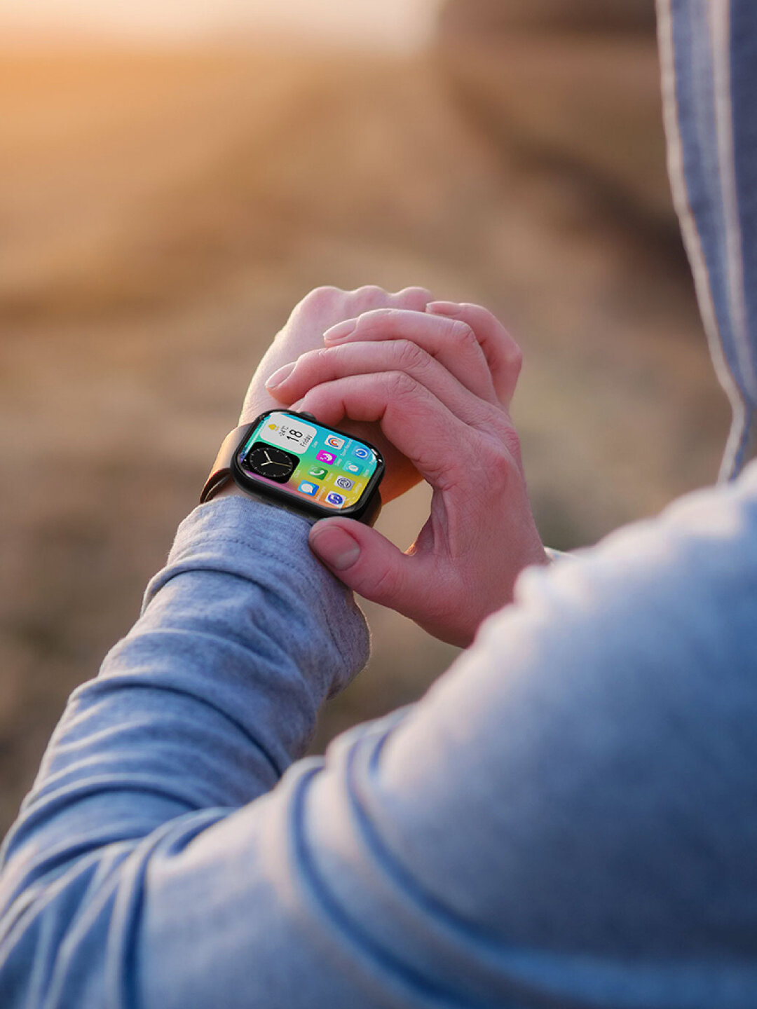 Смарт-часы LENYES "LW239 Pro3", с пульсомером, водостойкие, серебристые