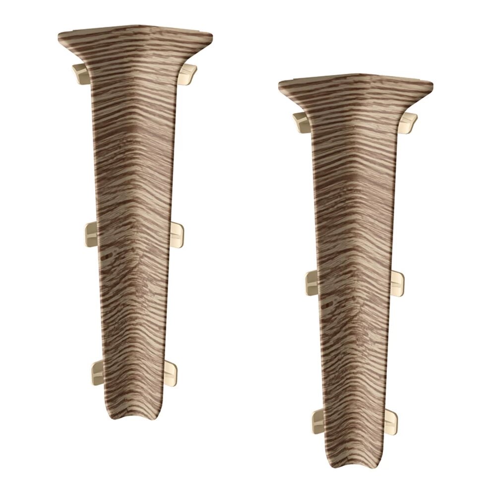 Угол внутренний Деконика 100 мм дуб рустик Г-профиль (2 шт.) Деконика Д-П100-В-Ф2 211 ДУБ РСТ