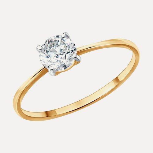 Изображение товара Кольцо, красное золото, 585 проба