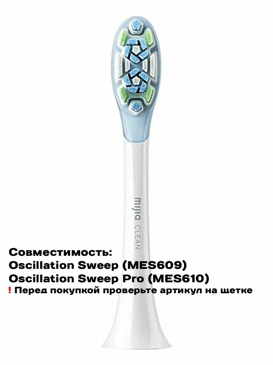 Сменная насадка Mijia MBS308 для Oscillation Sweep/Sweep Pro MES609/MES610, синяя, 1 шт (BHR9983CN)