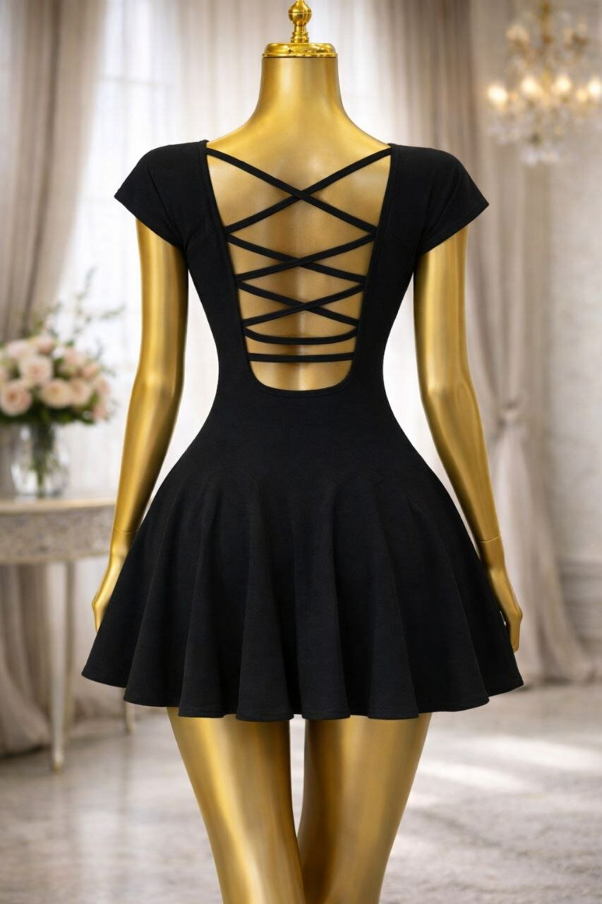 Блуза , размер standart, черная — фото 1