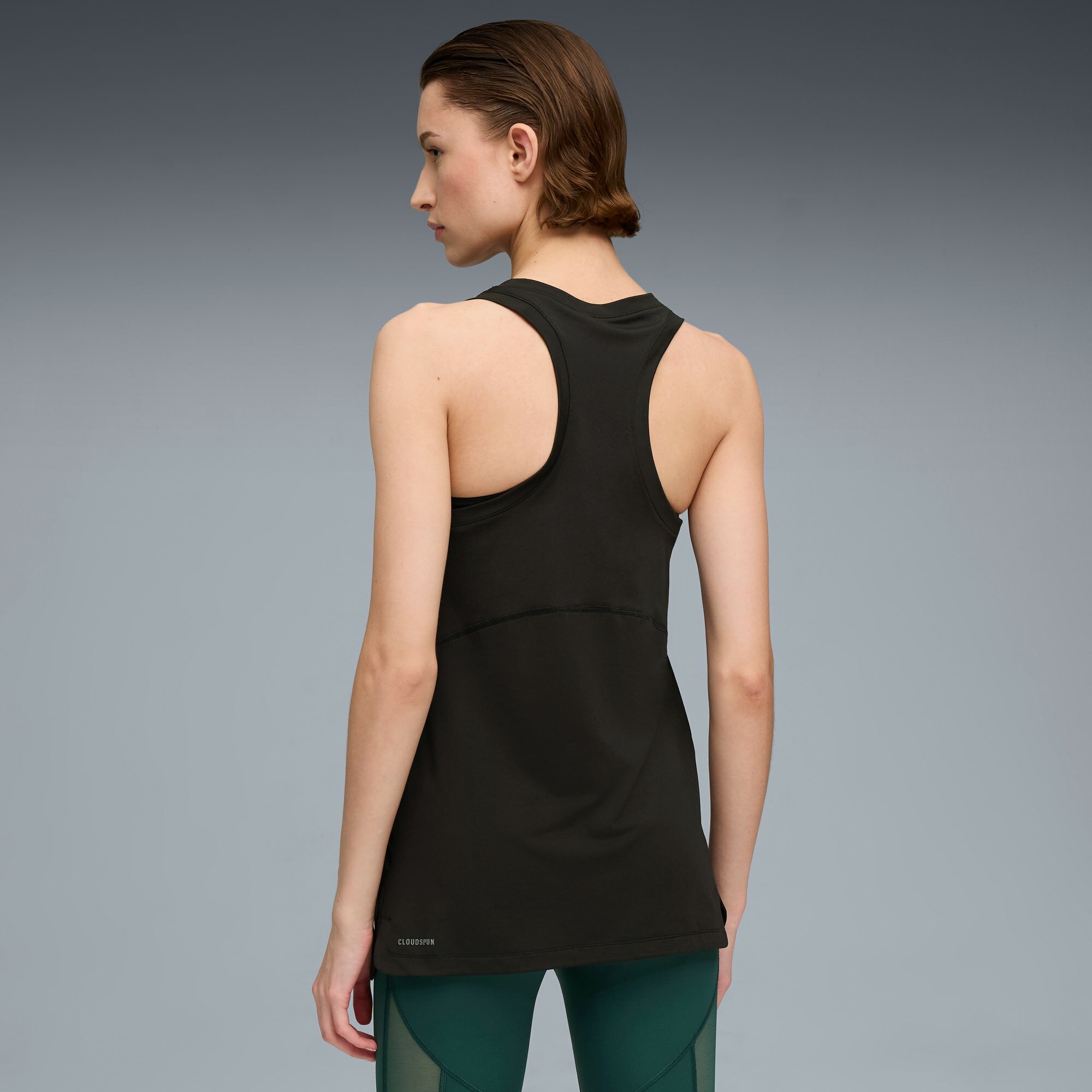 Майка спортивная PUMA CLOUDSPUN Maternity Tank, размер S, черный — фото 1