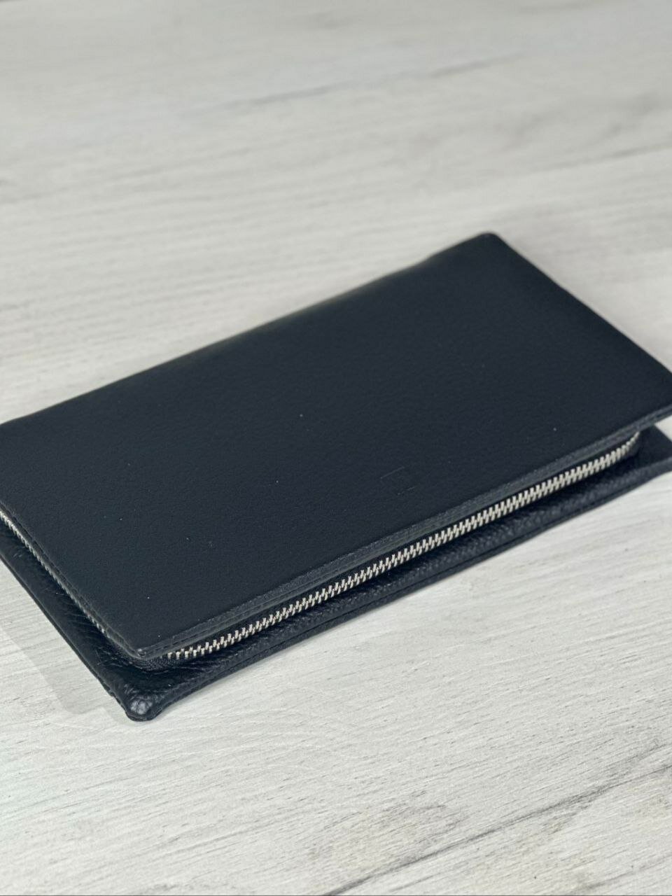 Кошелек INK, фактура гладкая, черный — фото 1