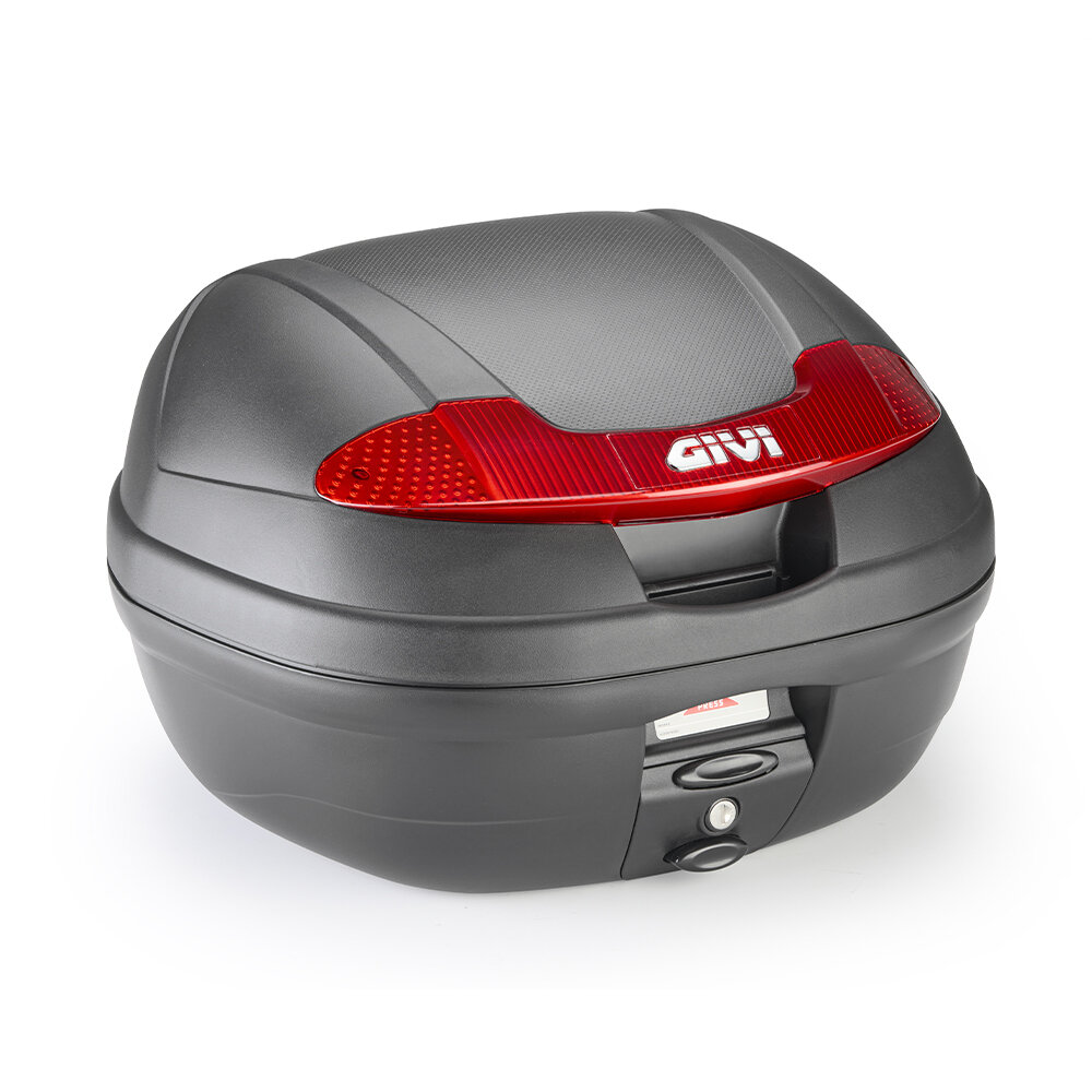 Кофр GIVI BLACK RED REFLECTORS (E340N2)