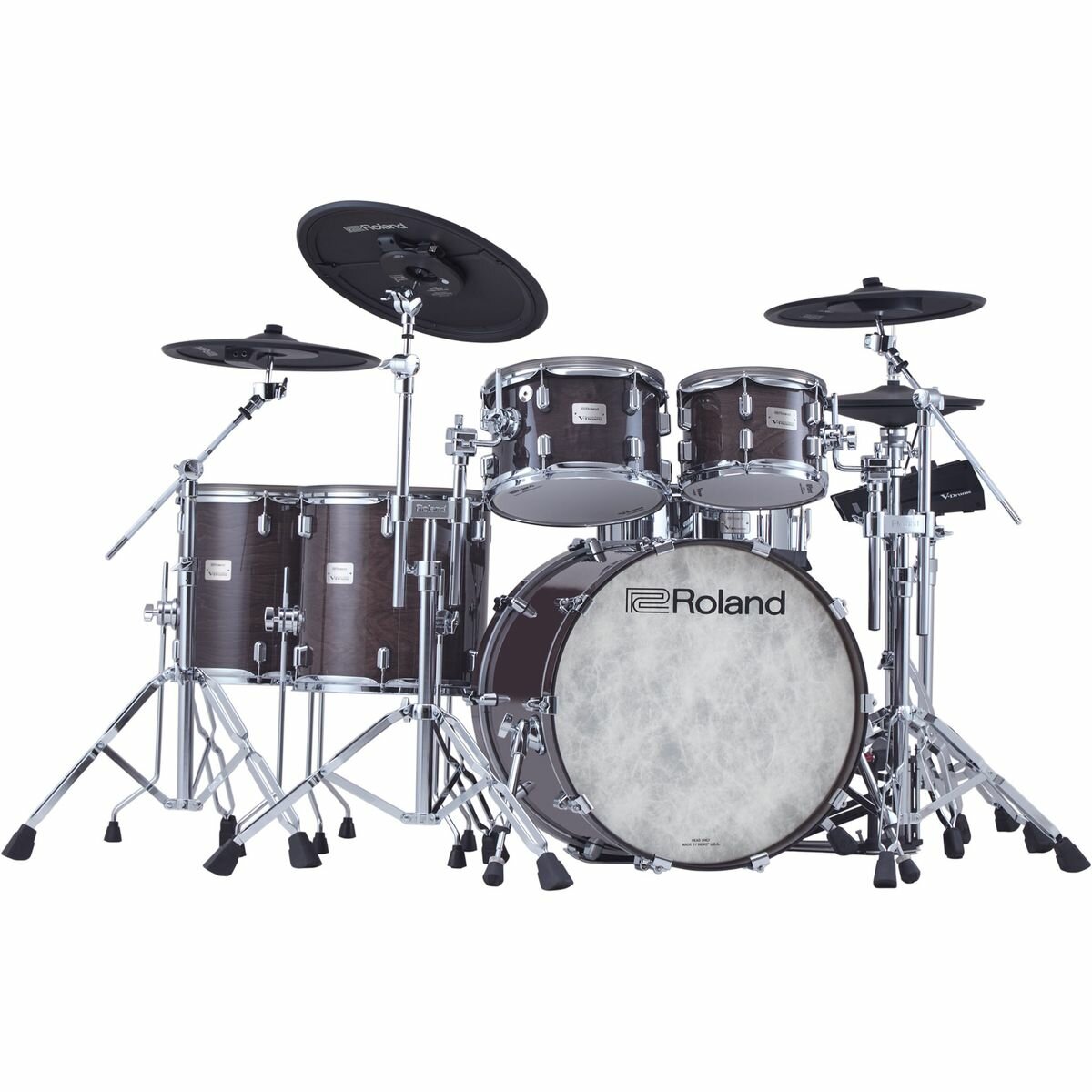 Roland VAD716-GE + VAD716-1 + KD-22-GE + DTS-30S электронная ударная установка, из 4 коробок