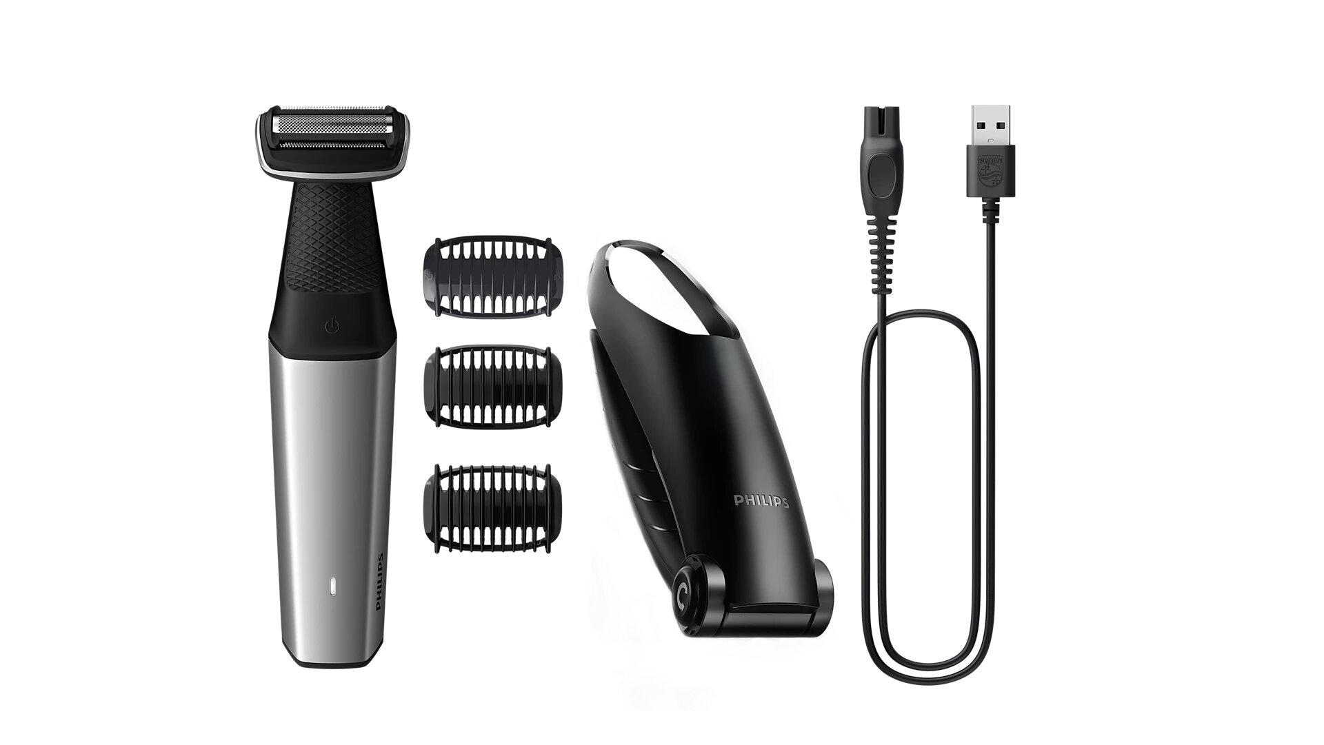 Триммер водонепроницемый Philips БГ5021/15, для паха, тела, водонепроницаемый