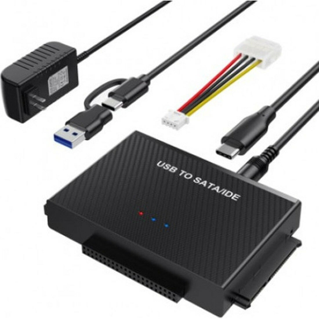 Адаптер KS-is KS-462, USB 3.0, SATA/IDE, пластик, 180x140x60 мм