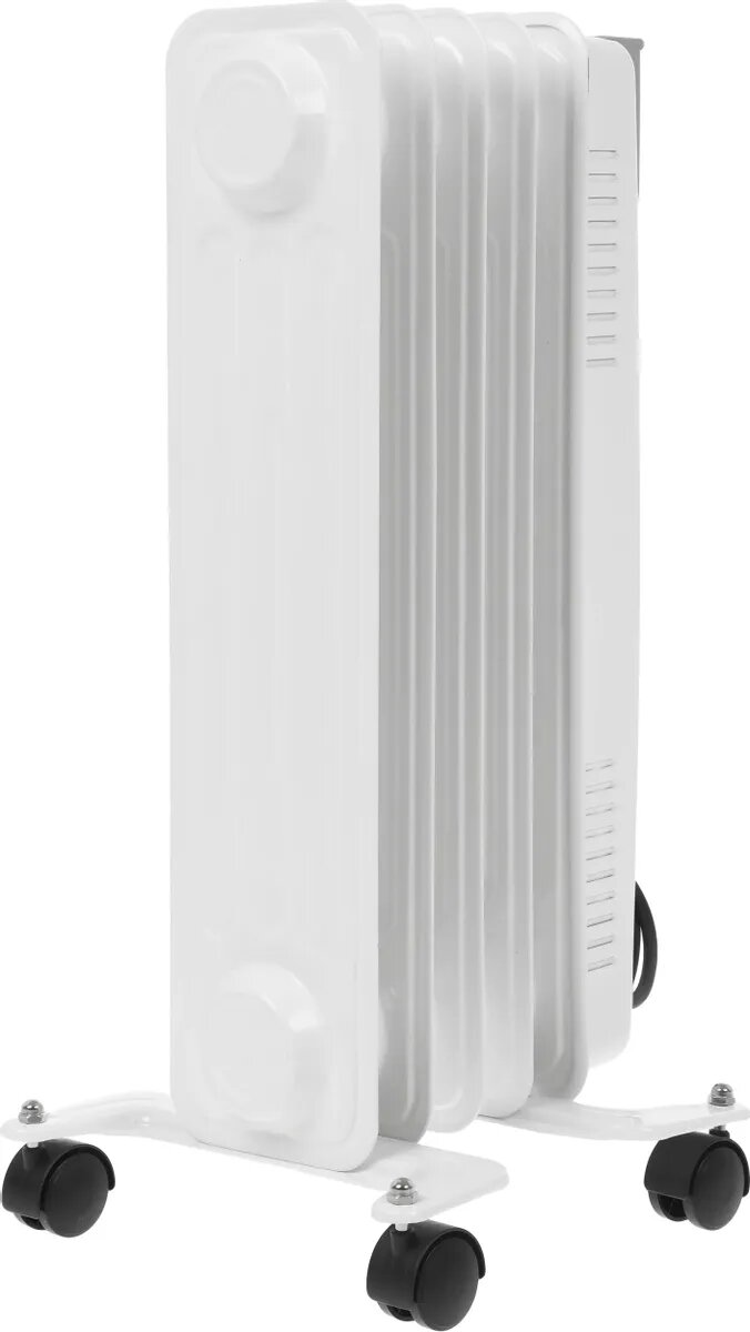 Изображение Масляный радиатор Royal Clima Siena ROR-S5-1000M, с терморегулятором, 1000Вт, 5 секций, 3 режима, белый