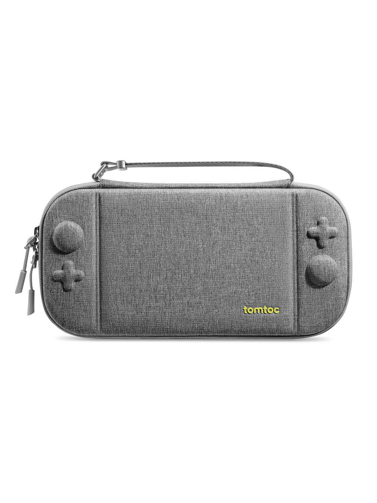 Чехол Tomtoc для Nintendo Switch 2, FancyCase-G05 с мягкой подкладкой, со слотами для картриджей, серый
