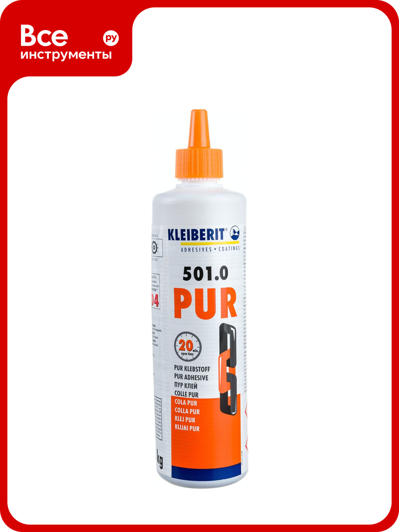 Клей Kleiberit ПУ 501 0.5 кг Д4 KLB0594