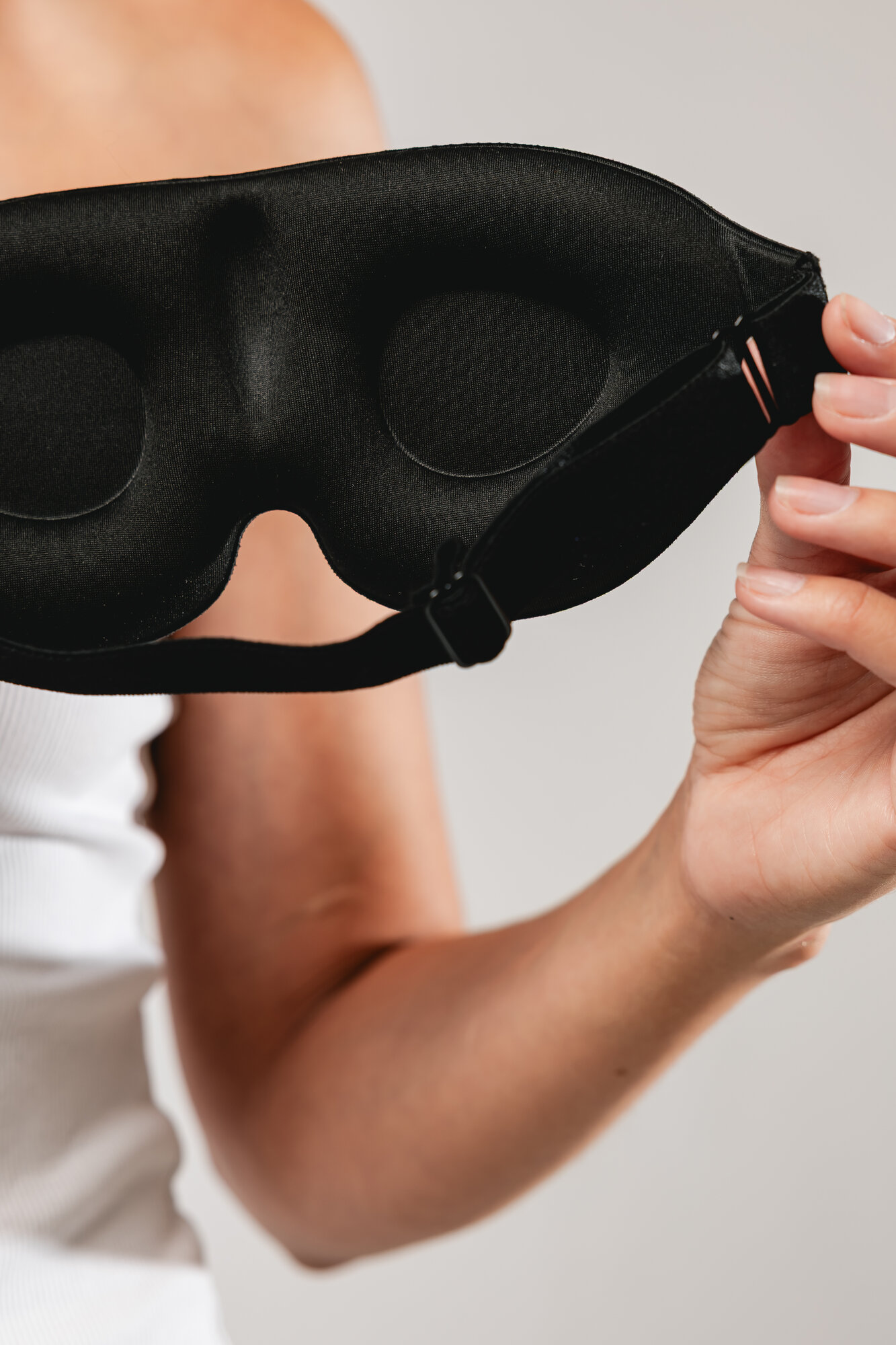 Маска для сна , 1 шт., черный бархат — фото 1