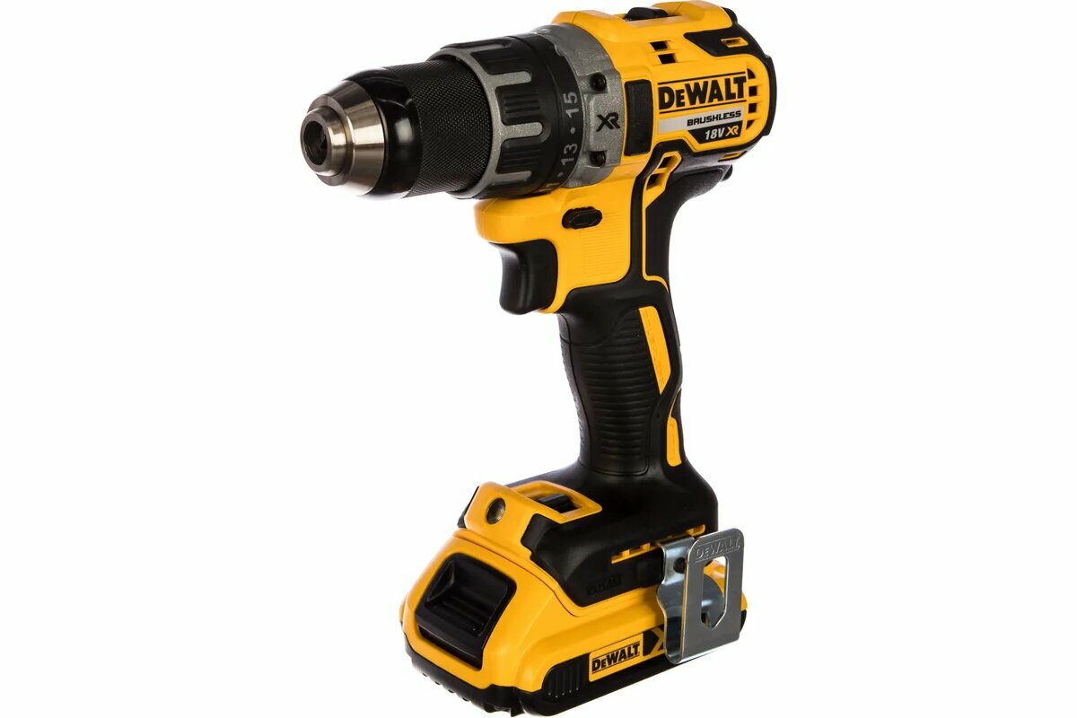 Аккумуляторная дрель-шуруповёрт DEWALT DCD791D2 18В 2 скорости 70 Нм 2 батареи в комплекте
