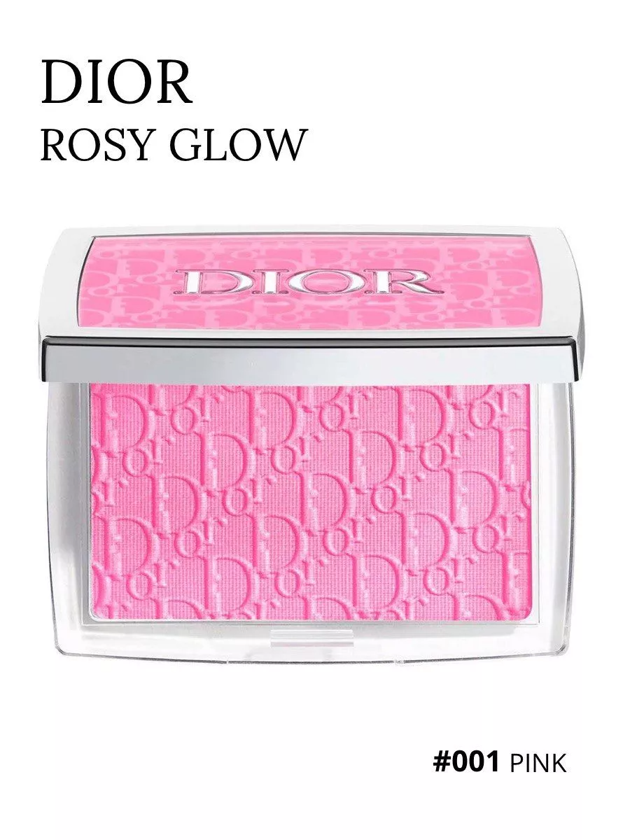 Румяна "Dior 001", сухие, запеченные, для деликатного румянца