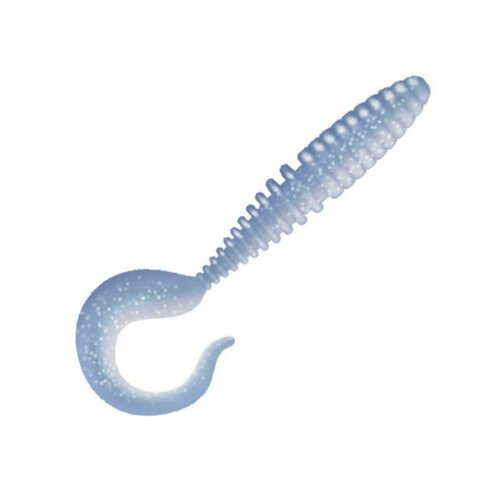 Приманка ZUB-TWIST 75 мм-6 шт, (цвет 406) голубой верх - перламутр низ