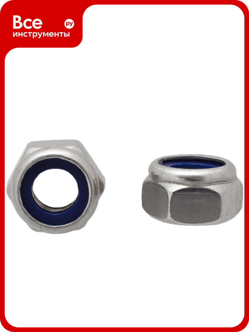 Самостопорящаяся гайка европартнер DIN 985 Zn М12 2шт 12 0592 1