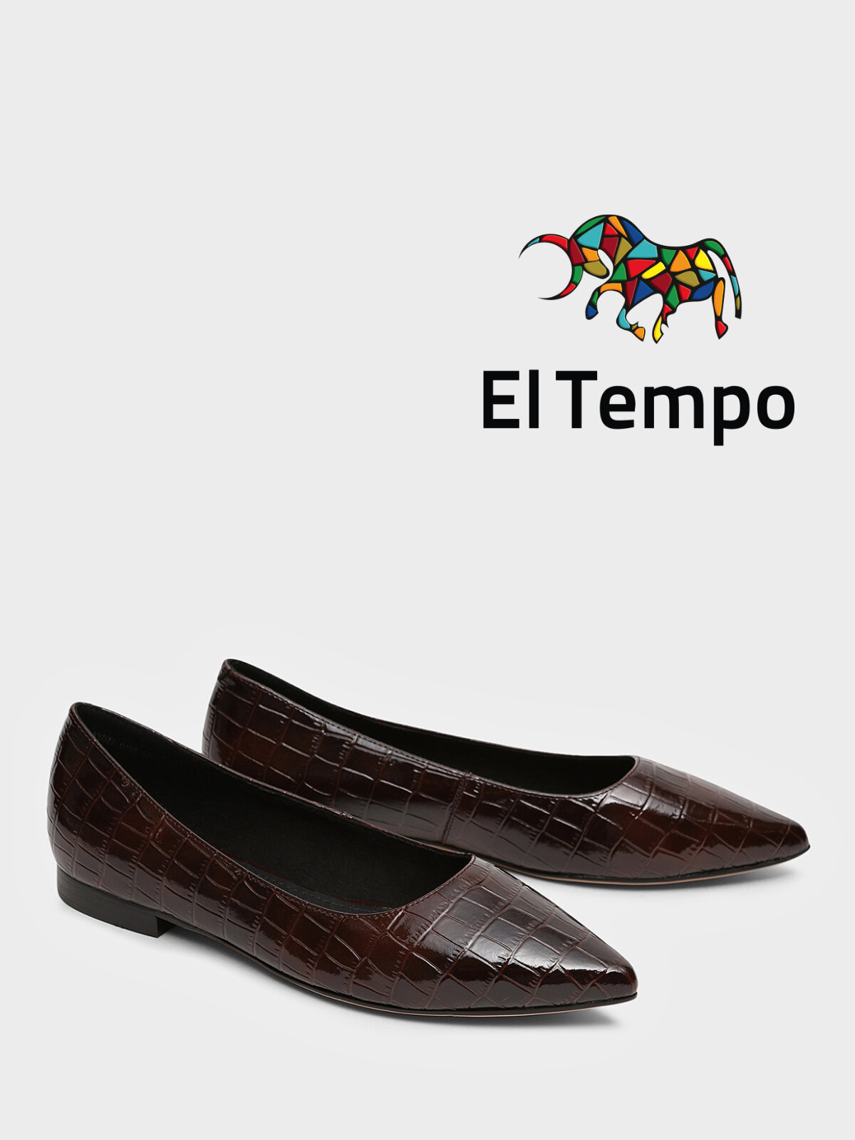 Туфли El Tempo, размер 38, коричневый