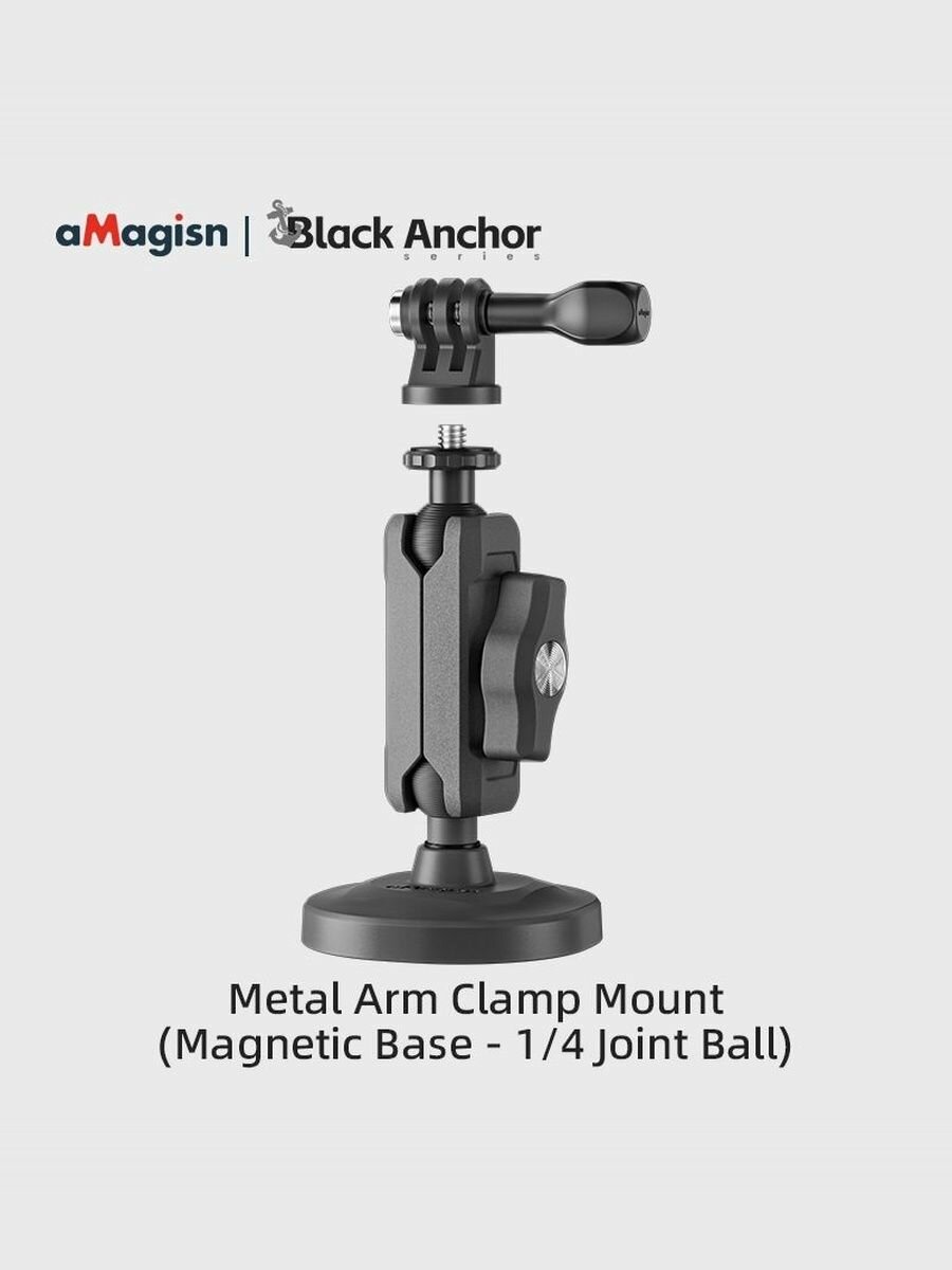 Магнитное крепление с Magick arm 1/4 Insta360 X5/X4/X3