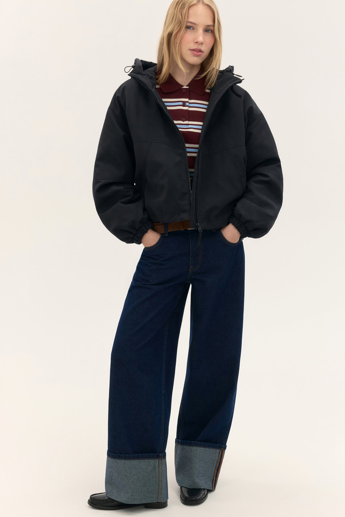 Куртка Befree Капсула Gentle retro размер XS черный