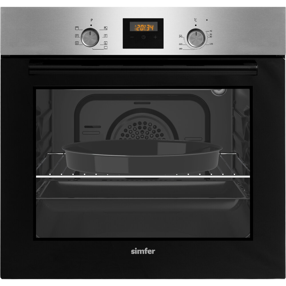 Духовой шкаф электрический Simfer B6EM56024, нержавеющая сталь