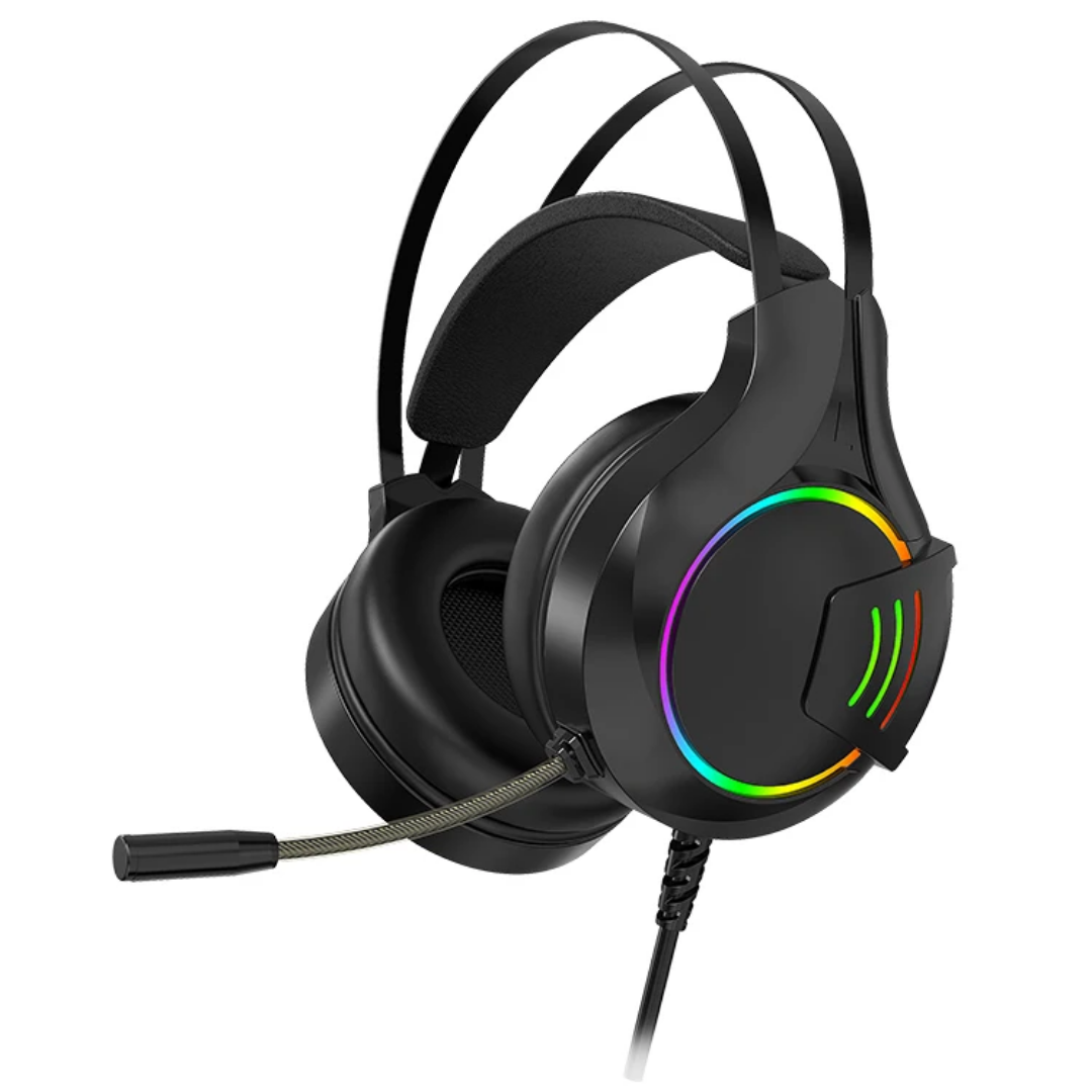 Игровые наушники Friwol "X1", с RGB-подсветкой, арматурные, USB