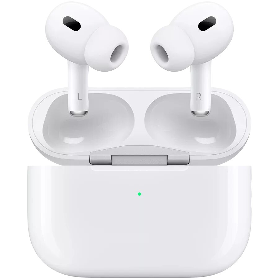 Беспроводные наушники AirPods Pro 2 Black Dubai, с беспроводной зарядкой, белый