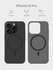 Тонкий чехол iPhone 15 Pro / Айфон 15 Про черный, MagSafe, матовы...