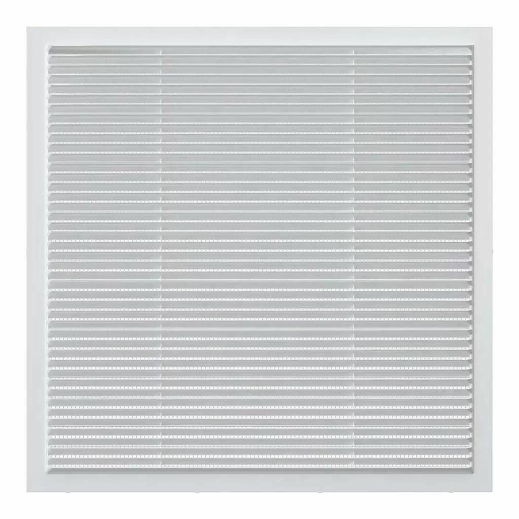 Вентиляционная решетка ERA пластик 380х380 мм с антимоскитной сеткой