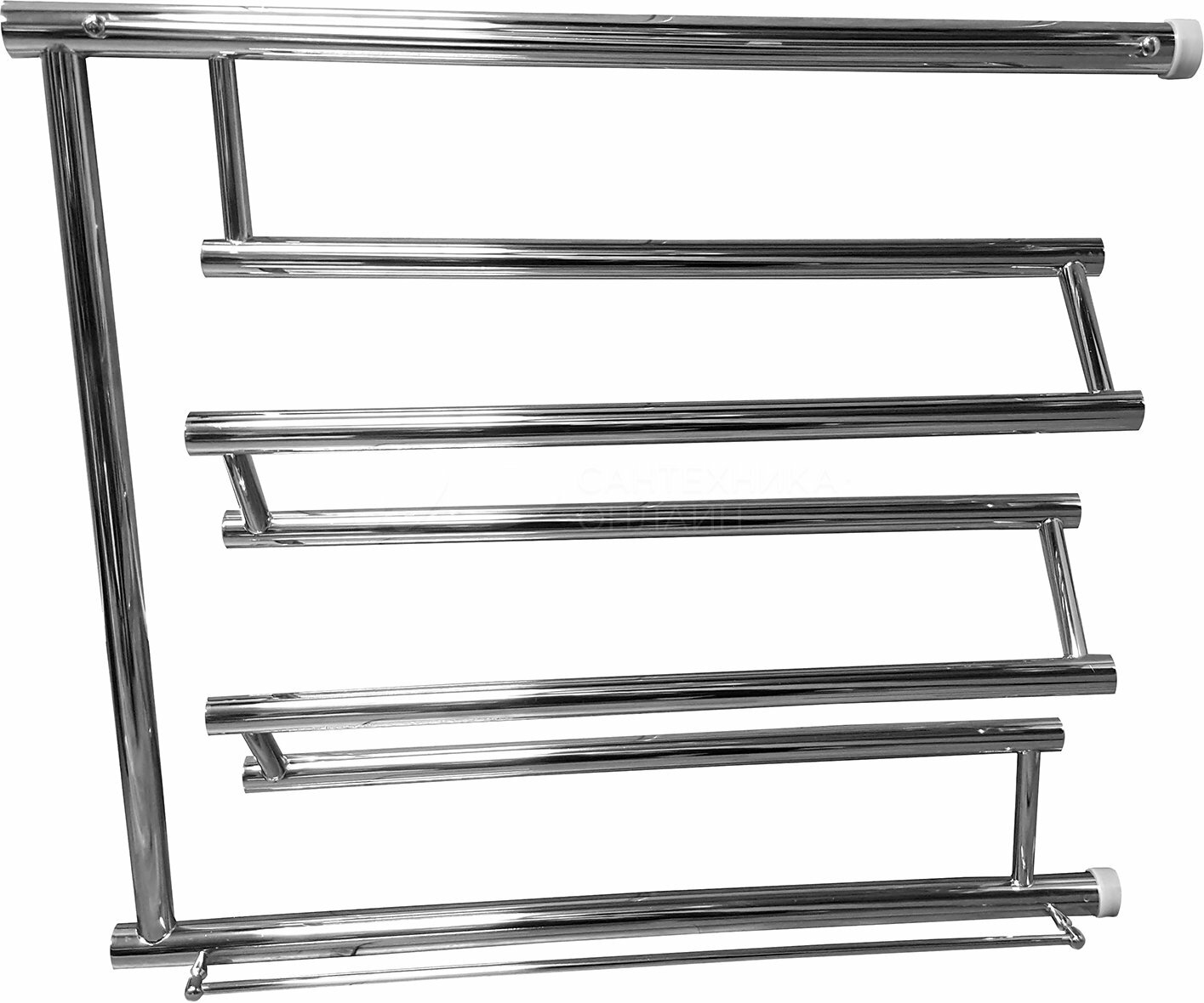 Полотенцесушитель Ника ПМ-3 нержавеющая сталь фокстротная форма с полкой