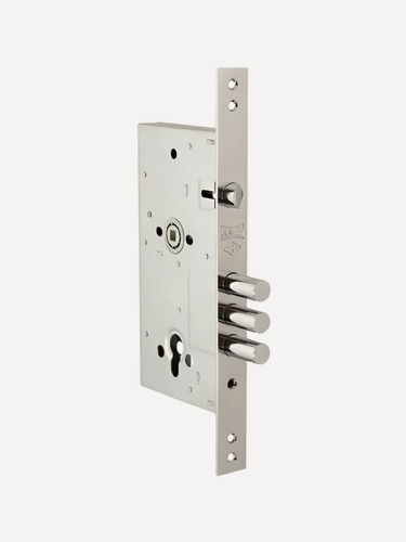 Изображение товара Корпус врезного замка с защелкой, врезной замок 6085, врезная часть для умных замков, межосевое 85, бэксет 60