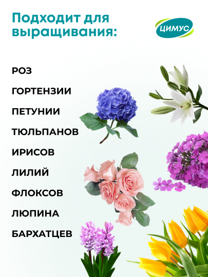 Удобрение осеннее для цветов, кустарников, хвойных ЦИМУС, органическое, 750 г — фото 1