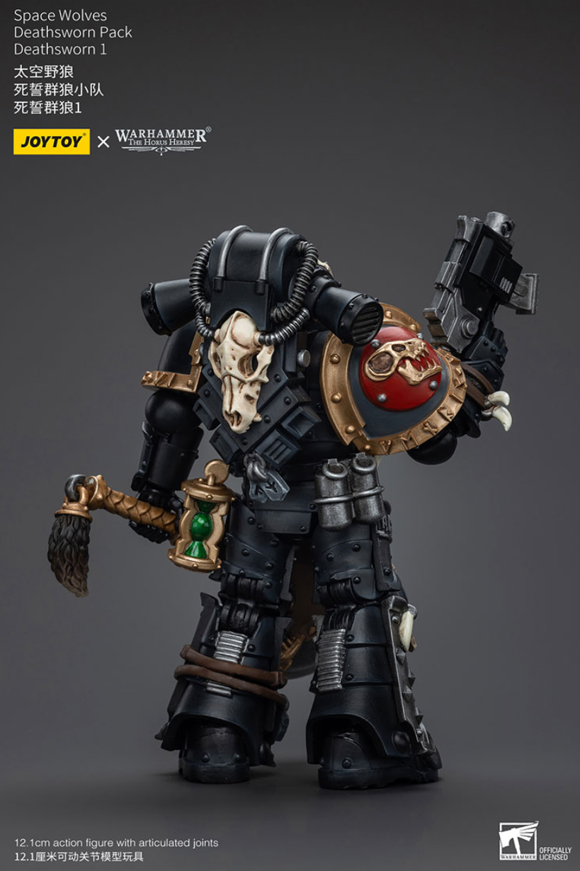 Warhammer 40000 Подвижная фигурка JOYTOY Space Wolves Geigor Fell