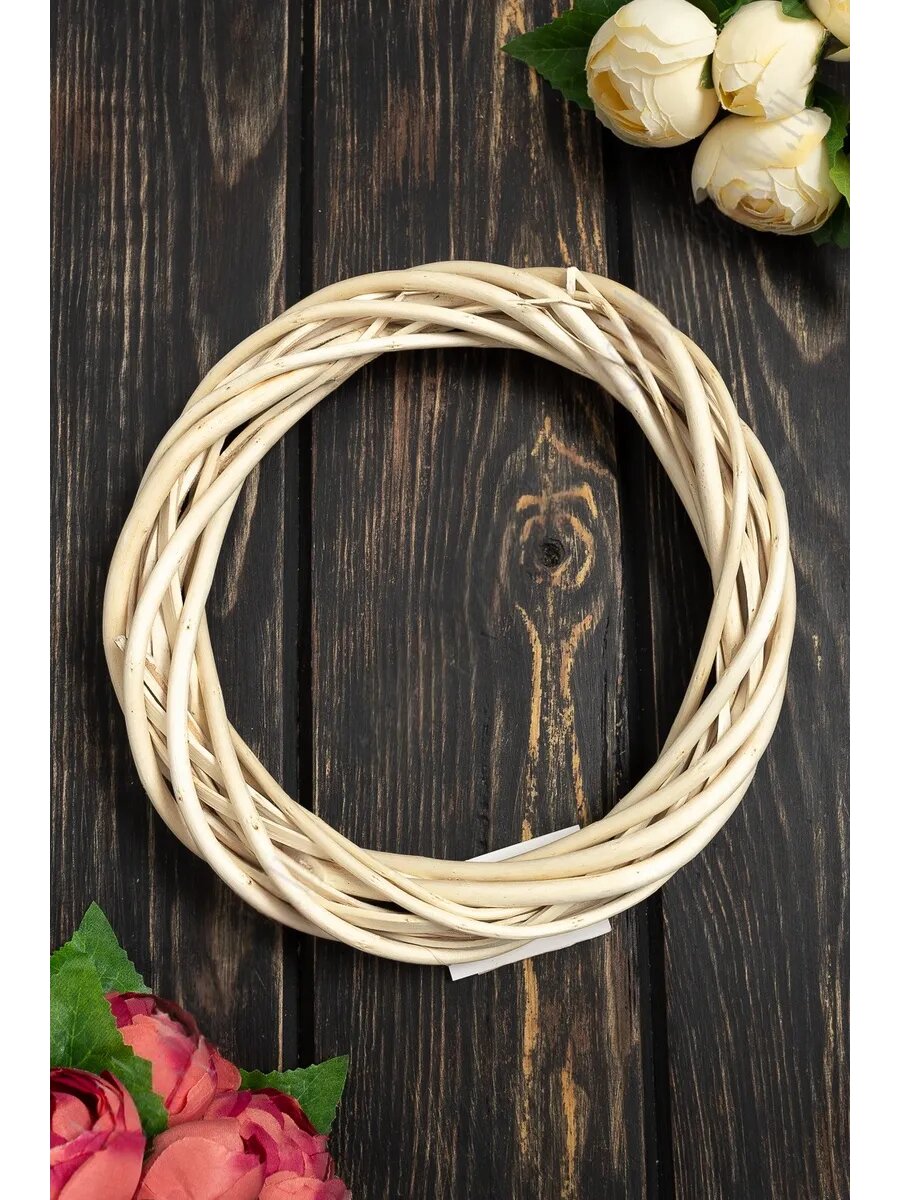 Венок из лозы 25см