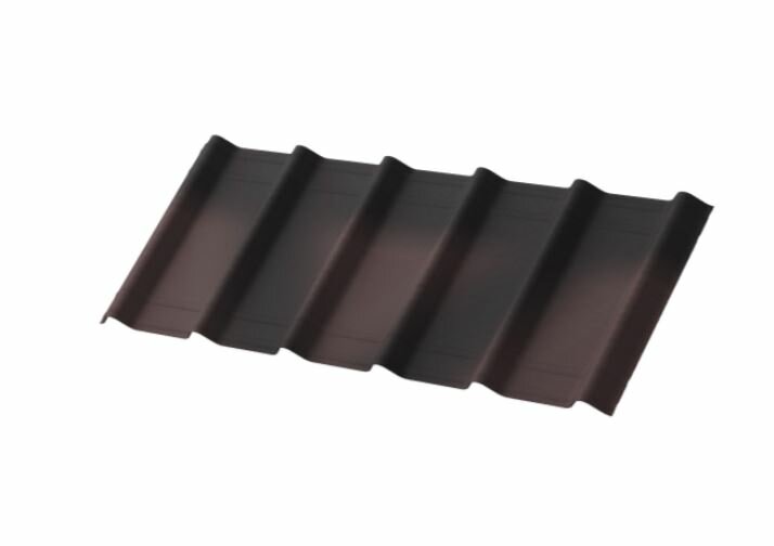 Битумная черепица Onduvilla (Ондувилла) цвет брауни (коричневый) 106х04м