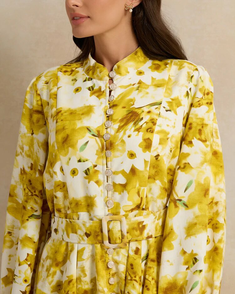 Платье REDTAG, размер 14, Желтый — фото 1