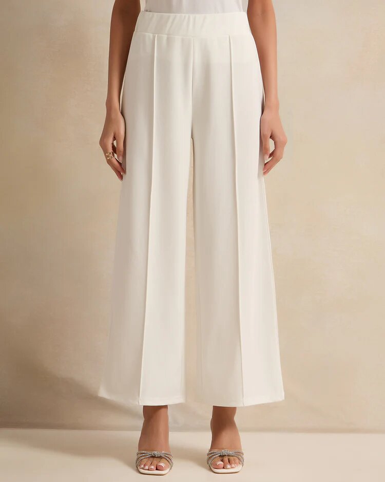 Брюки клеш REDTAG, размер 12, бежевый — фото 1