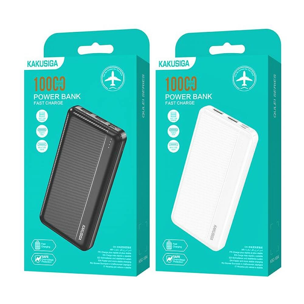 Внешний аккумулятор "Power Bank", 10 000 мАч, быстрая зарядка