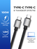 Кабель Type-C-Type-C, 1.5 метра, 100W, для зарядки ноутбука, теле...