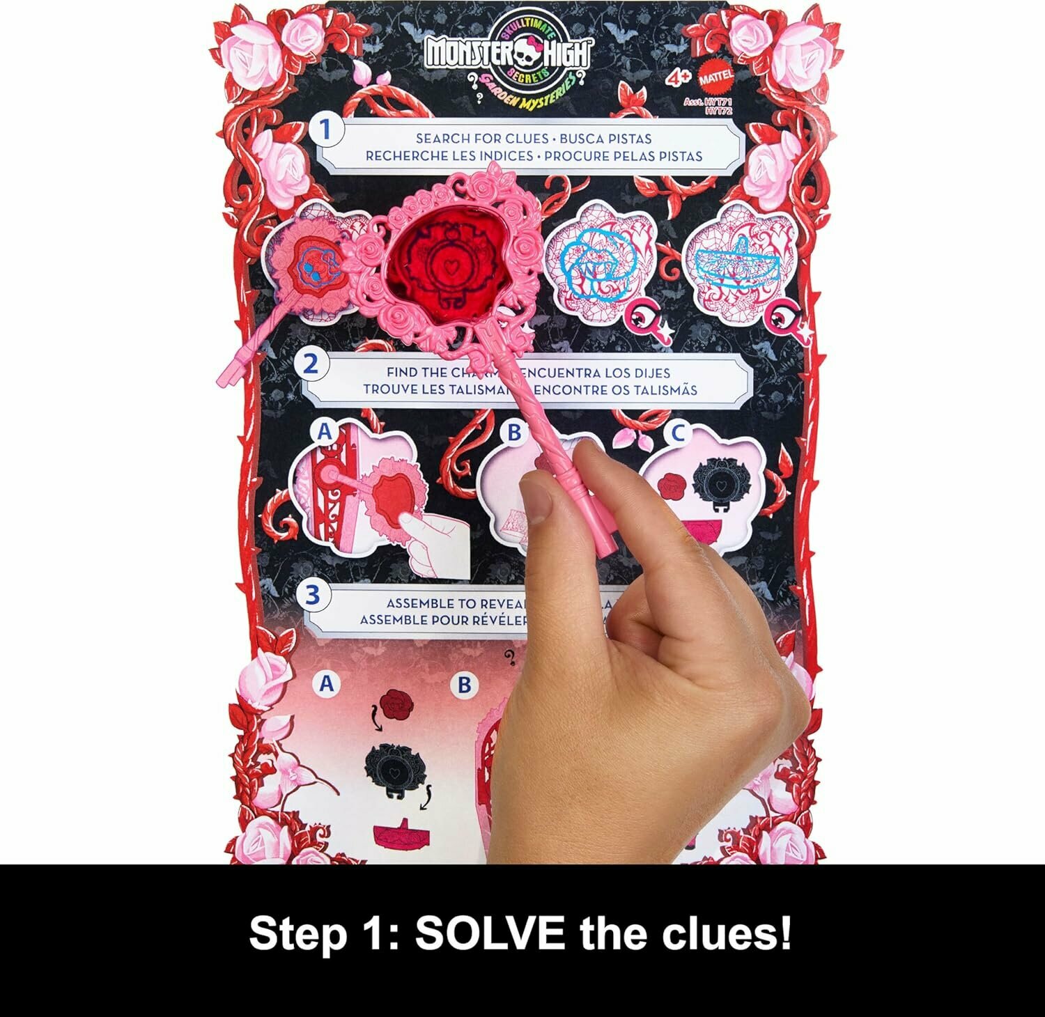 Monster High Skulltimate Secrets Garden Mysteries Draculaura – кукла с аксессуарами и гардеробом, 19+ сюрпризов — фото 1