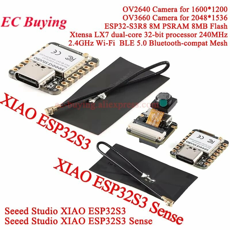 Seeeduino ESP32-S3 Seeed Studio XIAO ESP32-S3 Sense с камерой — фото 1